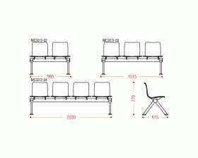 Многоместная секция Вектор PL МС32/2 images