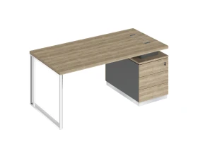 Стол руководителя на опорной тумбе (левый/правый) БР 103 Bravo images