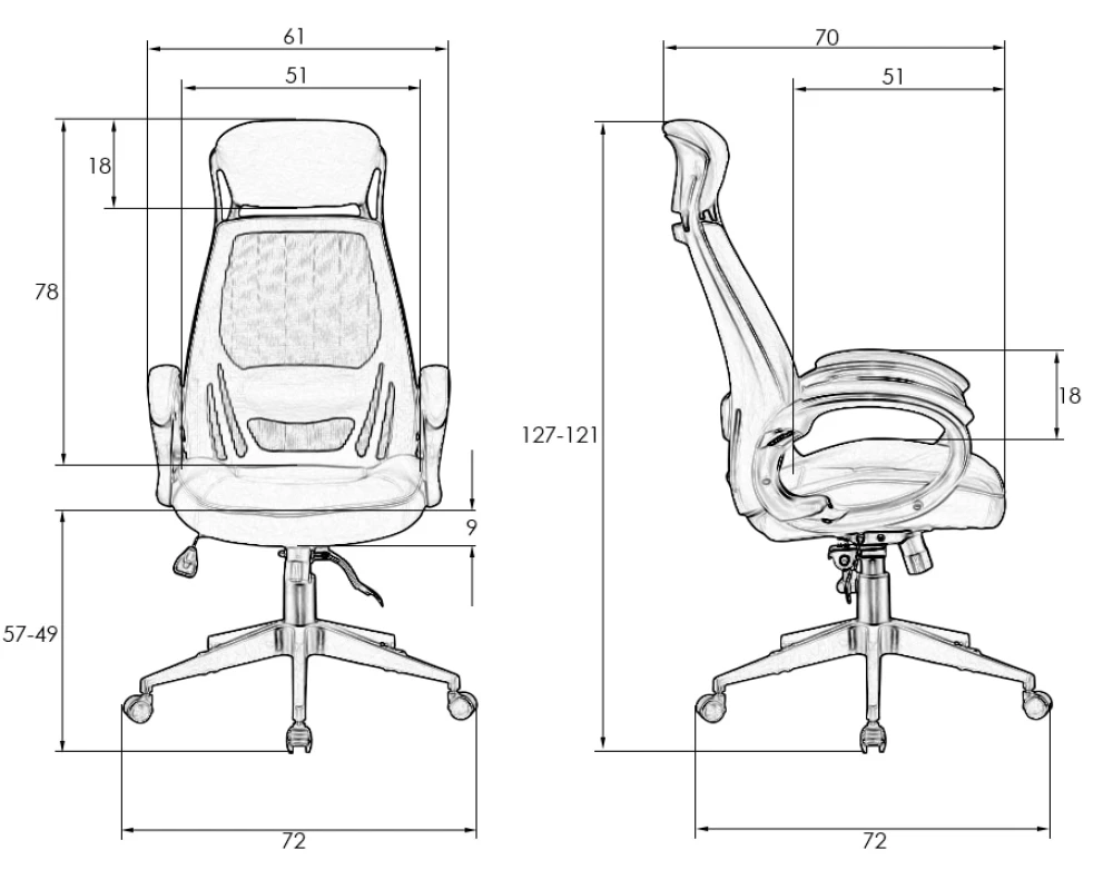 Кресло LMR 109BL Black