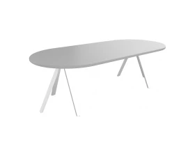 Стол переговоров белый 120х143х76 Steel images