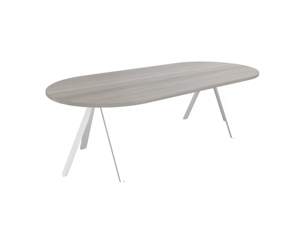 Стол переговоров белый 120х143х76 Steel