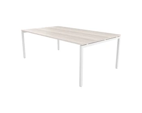 Стол переговоров без подрозетника белый 240х120х76 Steel images