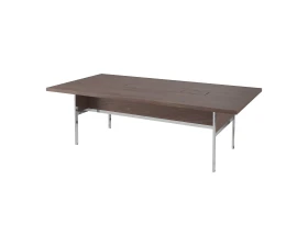 Стол для совещаний матовый, хром. опоры 2400х1200х750 Gallery images