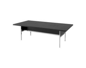 Стол для совещаний полуглянцевый/лакированный, хром. опоры 3000х1200х790 Gallery images