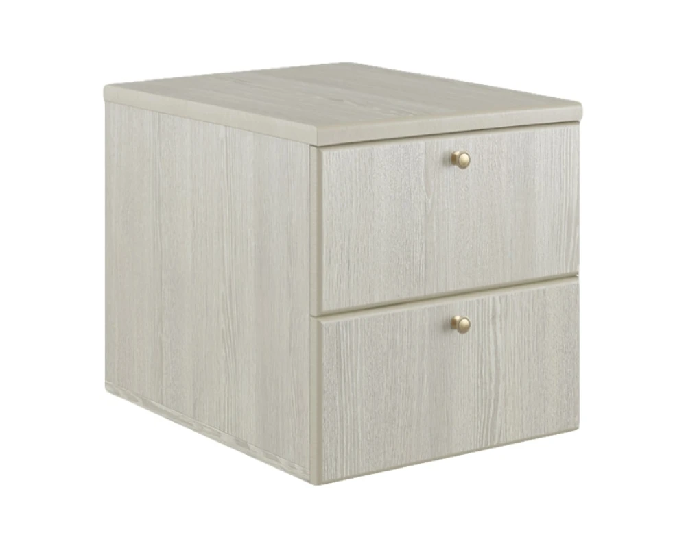 Тумба подвесная с 2 ящиками Капитал / Capital Светлый дуб