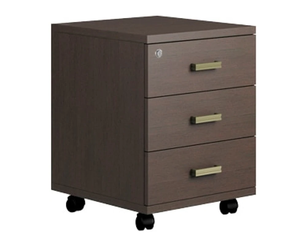 Тумба подкатная с 3 ящиками Chicago, Monza Венге