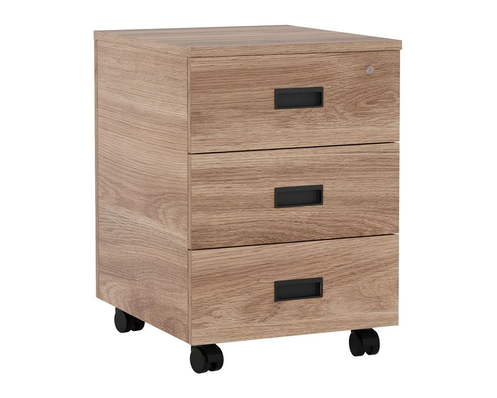 Тумба подкатная с 3 ящиками Ливерпуль / Liverpool