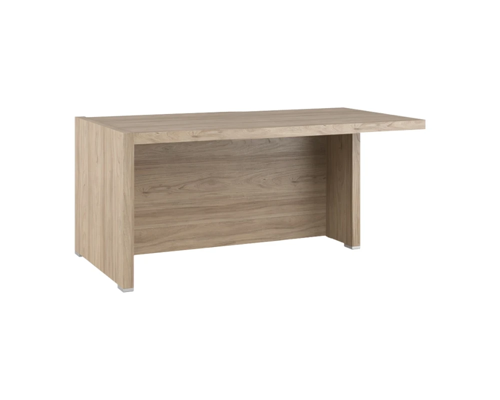 Стол письменный с асимметричными опорами, правый 160 Солид / Solid Вяз