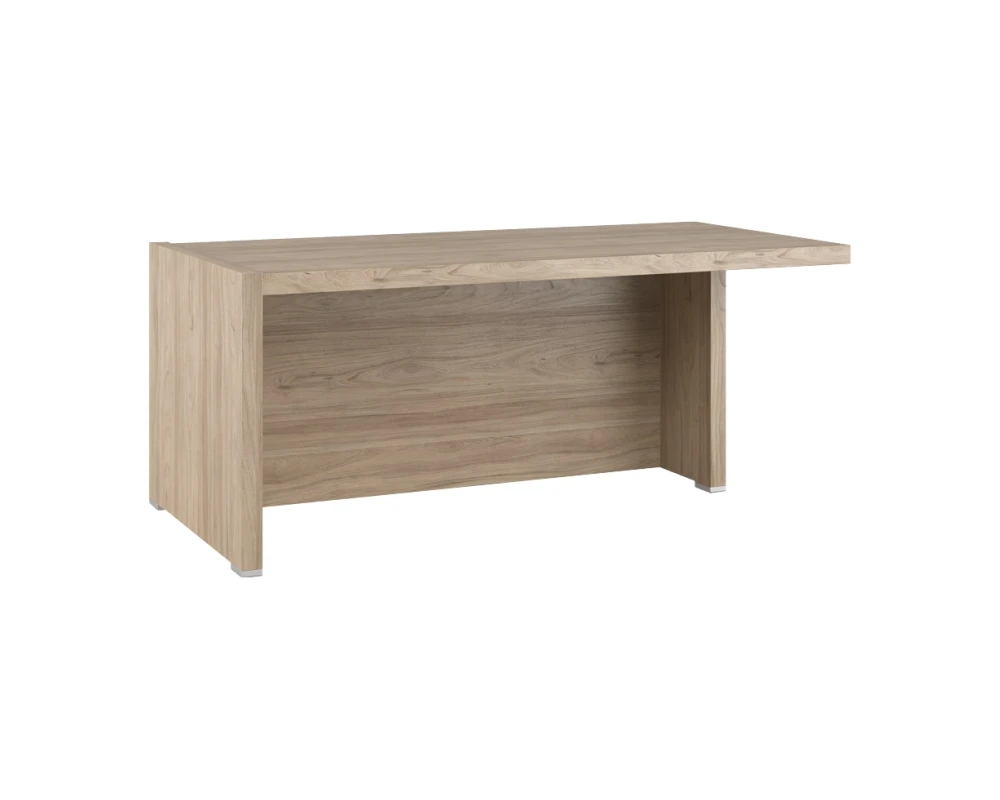 Стол письменный с асимметричными опорами, правый 180 Солид / Solid Вяз