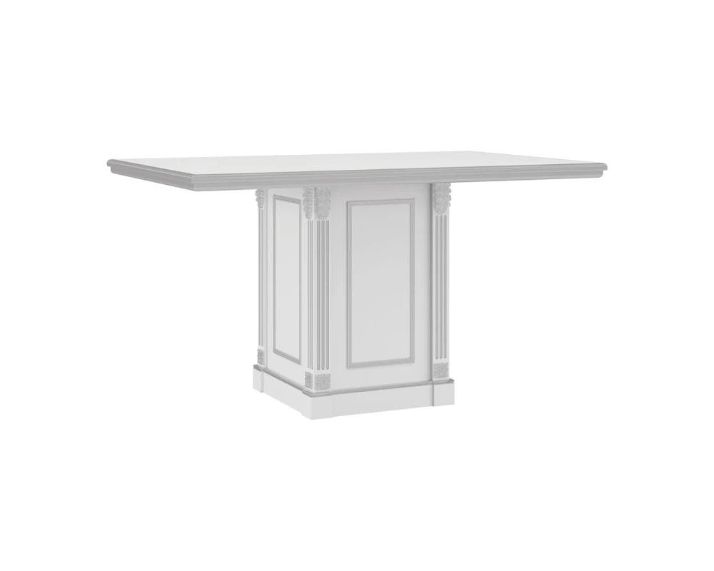 Брифинг-приставка/Элемент стола переговоров Вена / Vienna Белый