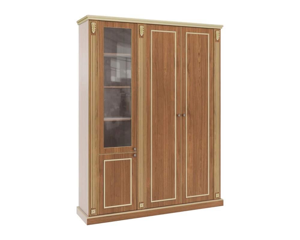 Шкаф комбинированный 169 Вена / Vienna Орех
