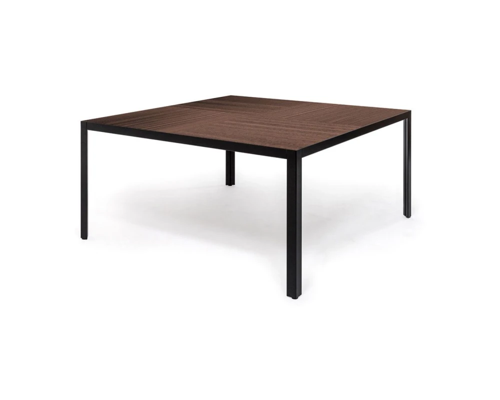 Стол для переговоров 140x140x75 Enzo Эвкалипт морен/Черный