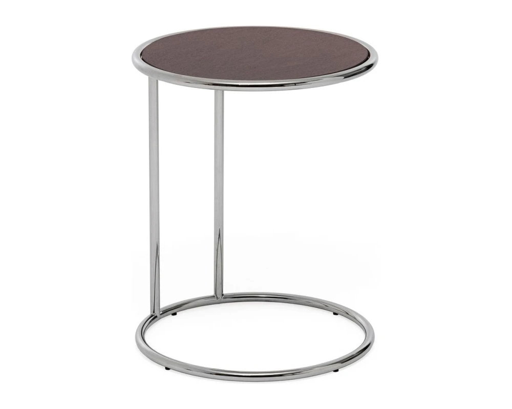 Стол кофейный 48x61 Capella Дуб темный/Хром