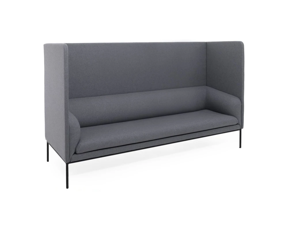 Диван 3-х местный Liro High Войлок, Серый