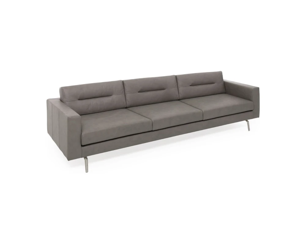 Диван 3-х местный Teno Натуральная кожа, Темно-бежевый