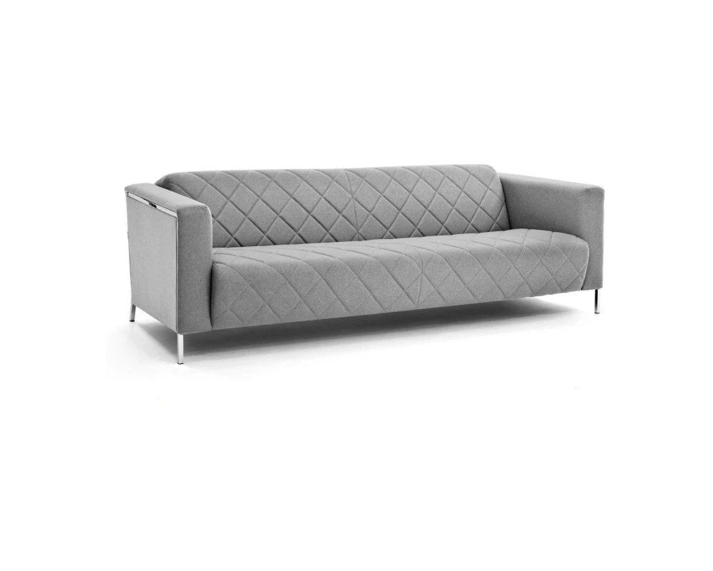 Диван 3-х местный Vispo Войлок, Серый