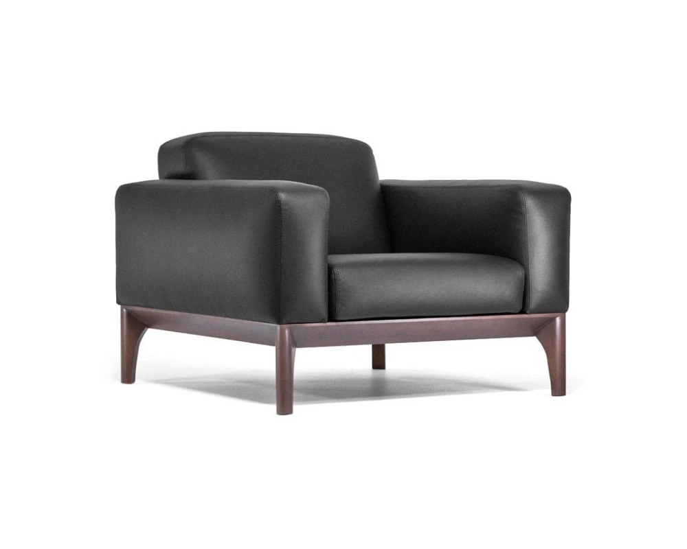 Кресло Fiotto Кожа/Экокожа, Черный