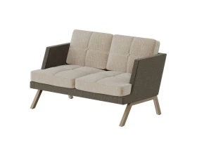 Диван двухместный с декором из пуговиц Алдо / Aldo images