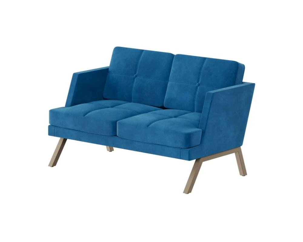 Диван двухместный с декором из пуговиц Алдо / Aldo