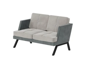 Диван двухместный с декором из пуговиц Алдо / Aldo images