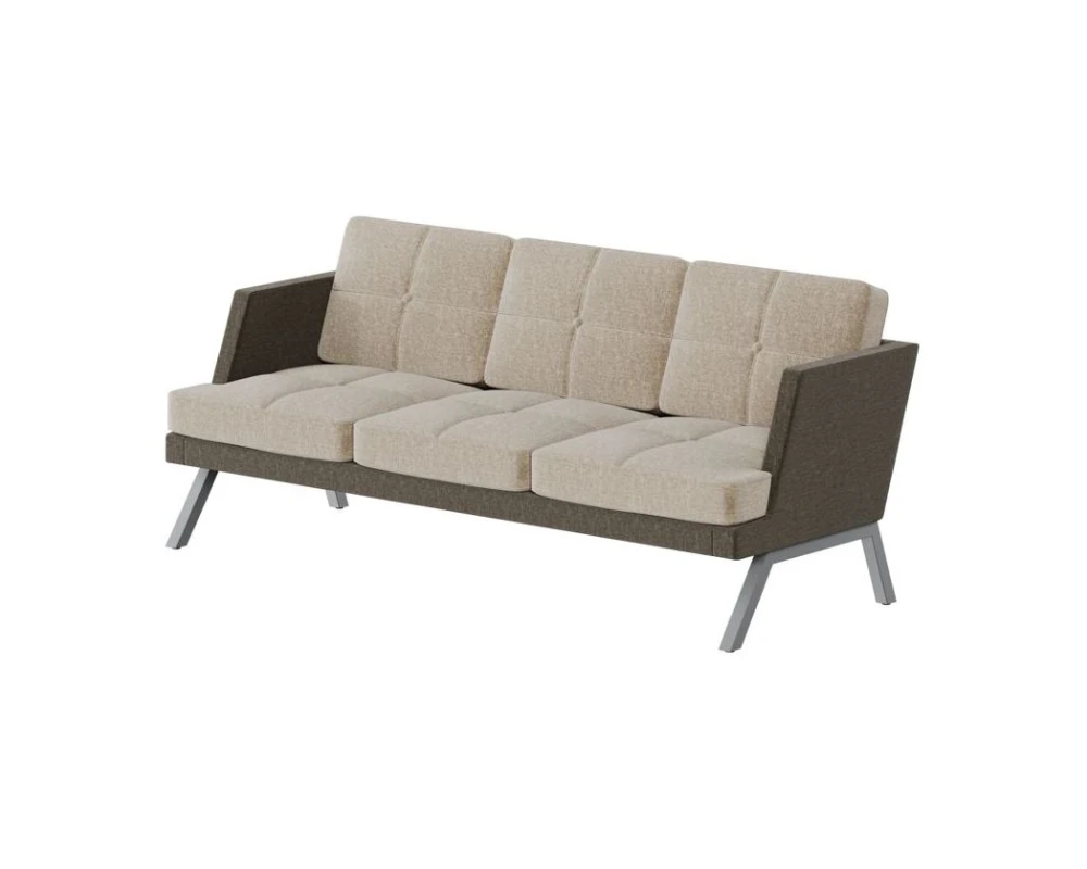 Диван трехместный с декором из пуговиц Алдо / Aldo