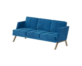 Диван трехместный с декором из пуговиц Алдо / Aldo images