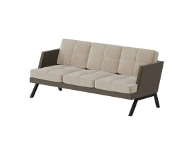 Диван трехместный с декором из пуговиц Алдо / Aldo images