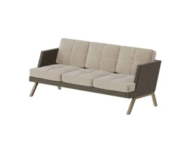 Диван трехместный с декором из пуговиц Алдо / Aldo images