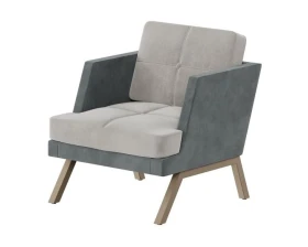 Кресло с декором из пуговиц Алдо / Aldo images