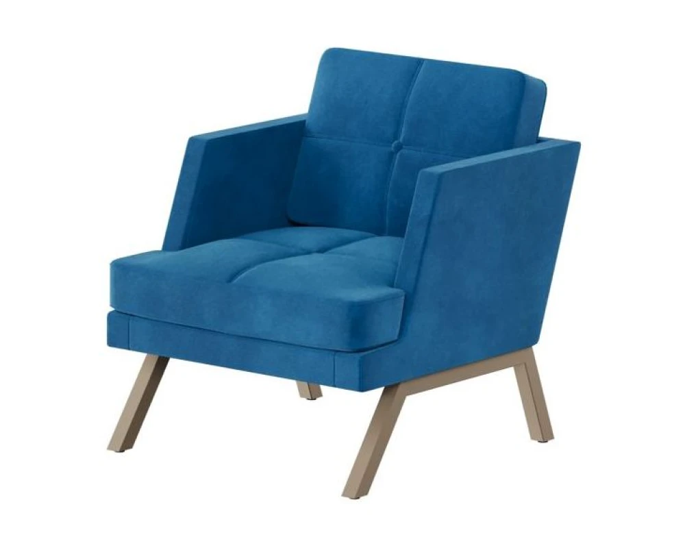 Кресло с декором из пуговиц Алдо / Aldo