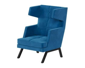 Кресло высокое с декором из пуговиц Алдо / Aldo images