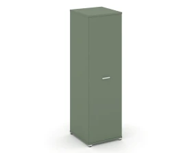 Гардероб узкий глубокий CN.GB.E-003 W 570x600x1922 Концепт / Concept images
