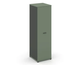 Гардероб узкий глубокий CN.GB.E-003 W 570x600x1922 Концепт / Concept images