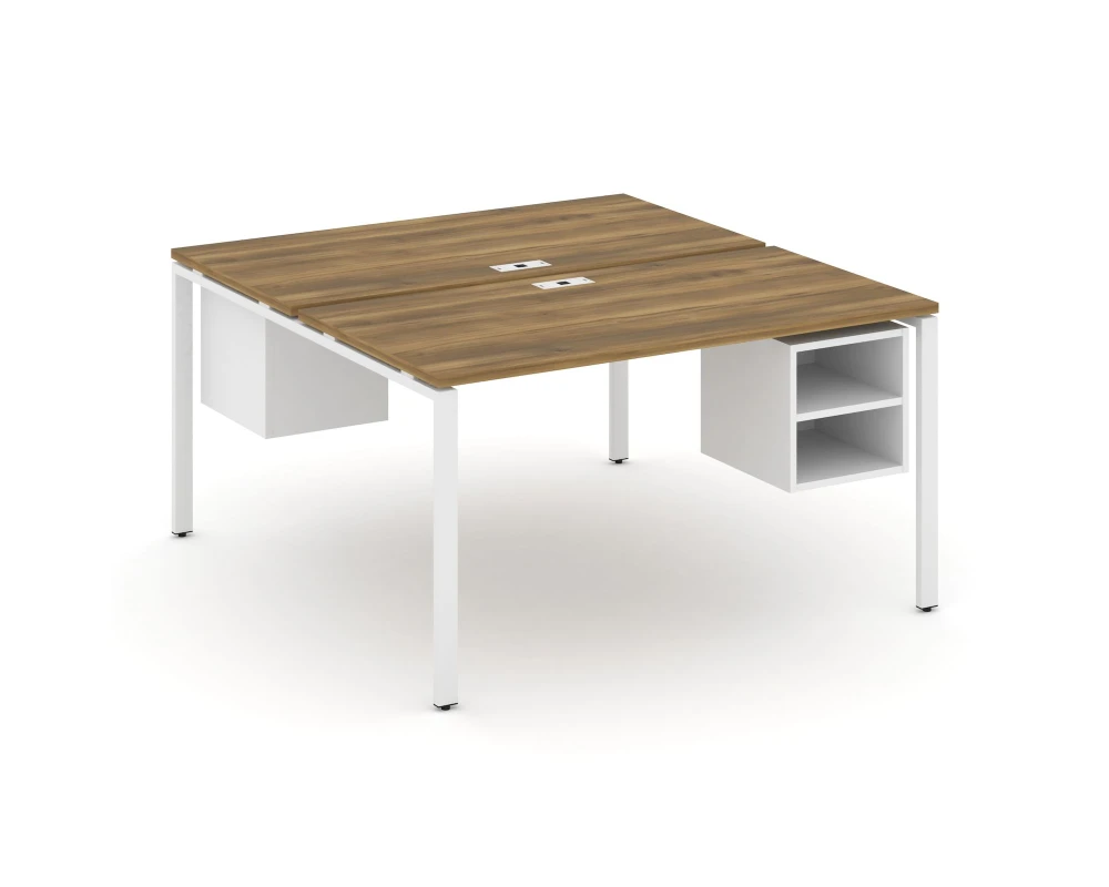 Рабочая станция 2 сторонняя с подвесными тумбами на 2 места CN.DRS-107 1380x1480x750 Концепт / Concept
