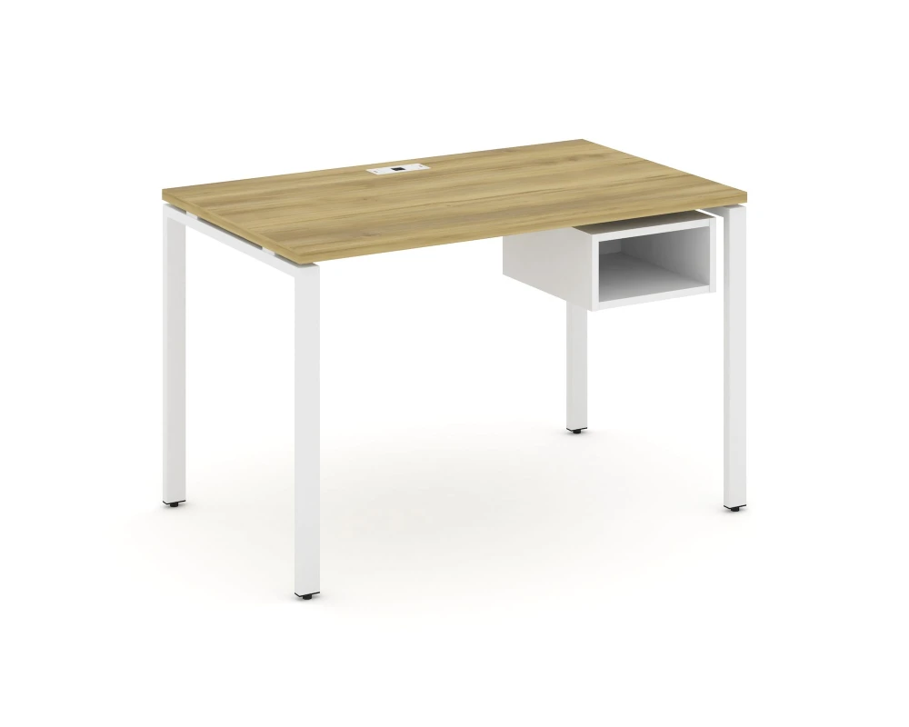 Стол рабочий с подвесной тумбой с 1 открытой нишей CN.SP-102 1180x720x750 Концепт / Concept