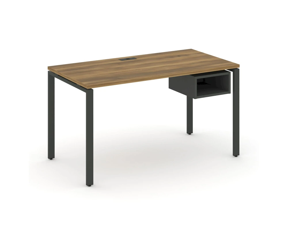 Стол рабочий с подвесной тумбой с 1 открытой нишей CN.SP-102 1180x720x750 Концепт / Concept