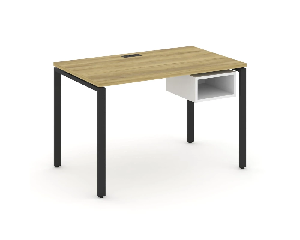 Стол рабочий с подвесной тумбой с 1 открытой нишей CN.SP-102 1180x720x750 Концепт / Concept