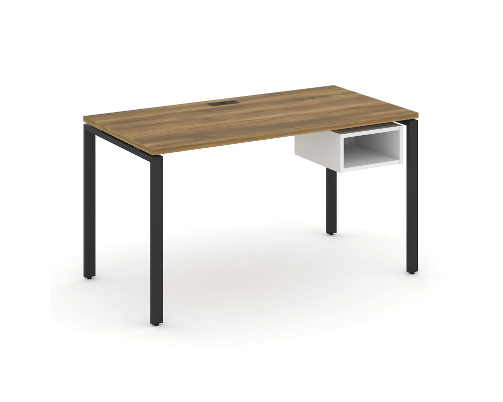 Стол рабочий с подвесной тумбой с 1 открытой нишей CN.SP-103 1380x720x750 Концепт / Concept