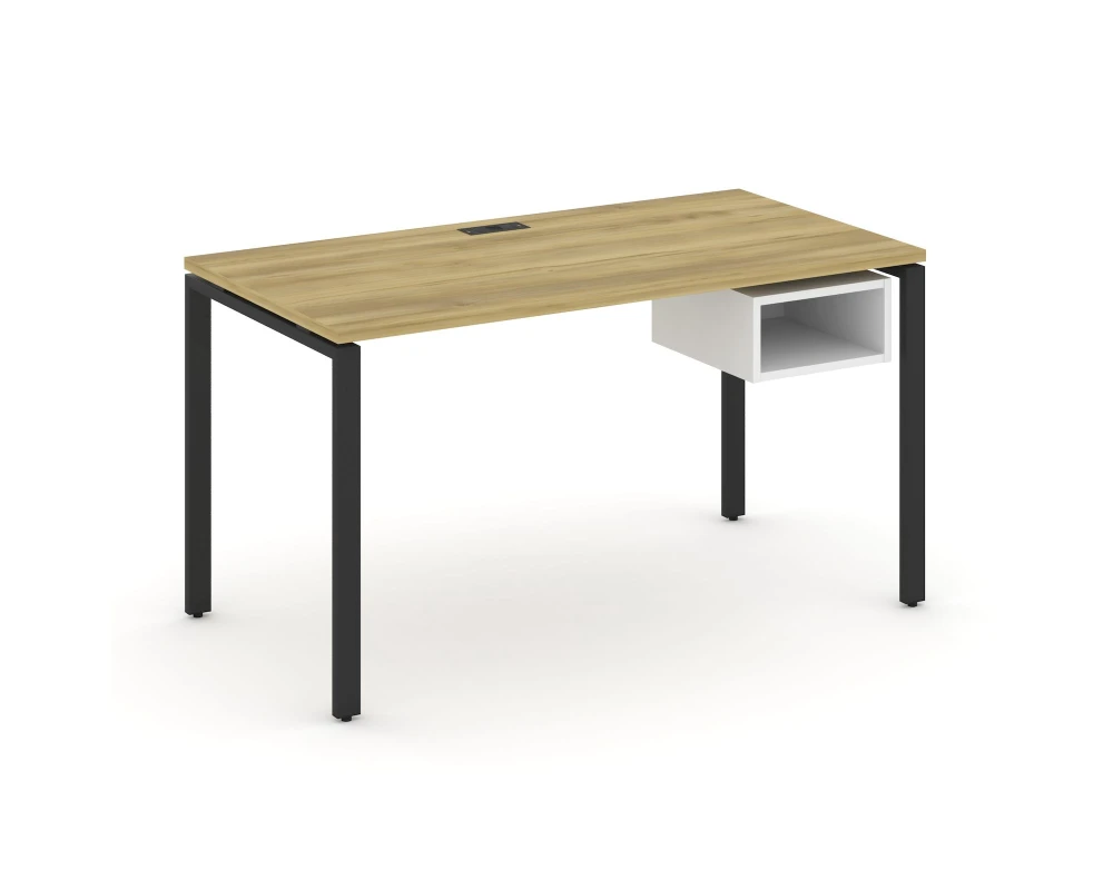 Стол рабочий с подвесной тумбой с 1 открытой нишей CN.SP-103 1380x720x750 Концепт / Concept