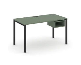 Стол рабочий с подвесной тумбой с 1 открытой нишей CN.SP-103 1380x720x750 Концепт / Concept images