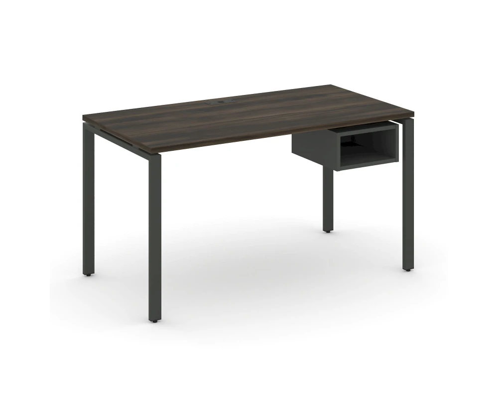 Стол рабочий с подвесной тумбой с 1 открытой нишей CN.SP-104 1580x720x750 Концепт / Concept