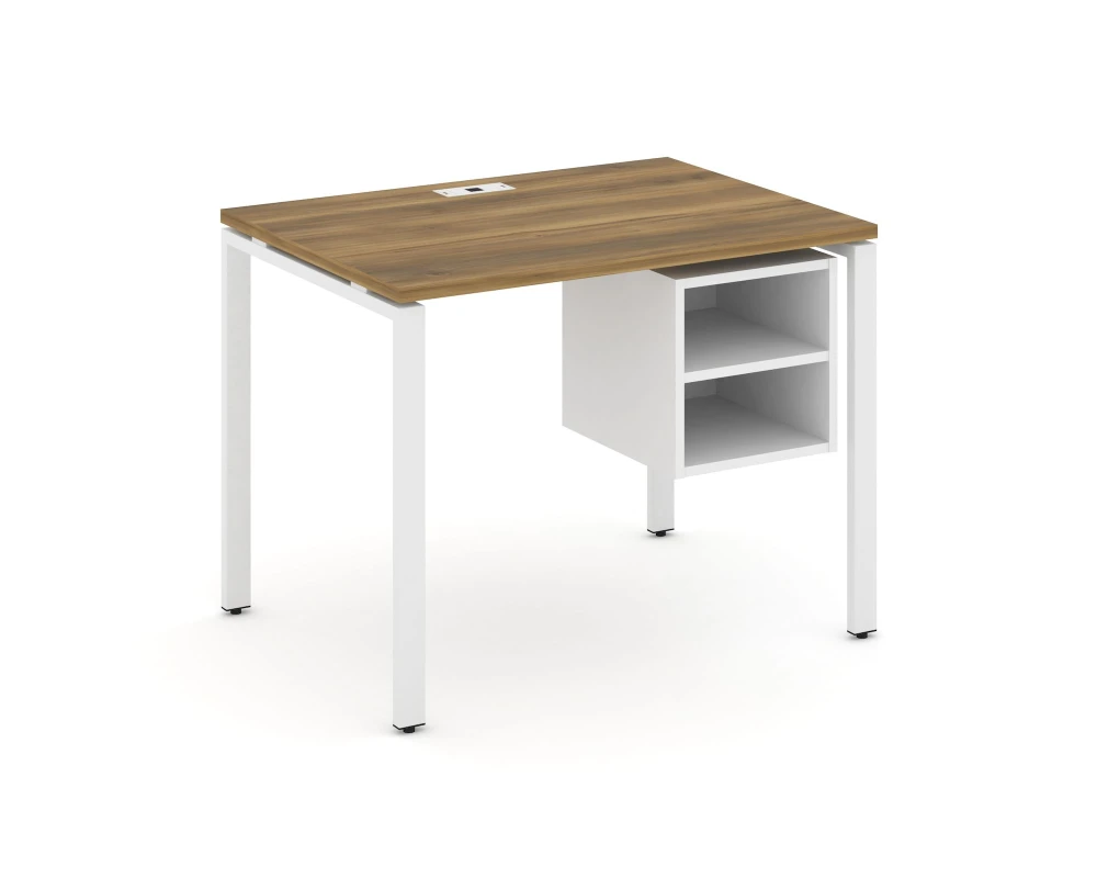 Стол рабочий с подвесной тумбой с 2 открытыми нишами CN.SP-105 980x720x750 Концепт / Concept
