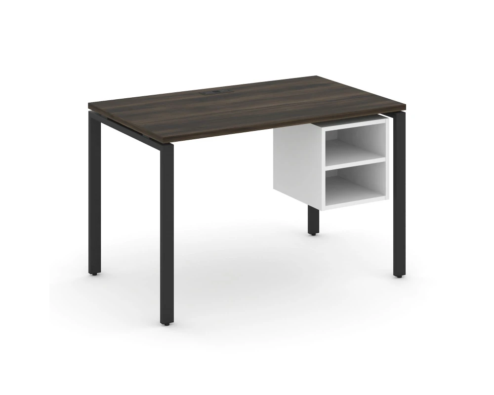 Стол рабочий с подвесной тумбой с 2 открытыми нишами CN.SP-106 1180x720x750 Концепт / Concept