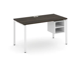 Стол рабочий с подвесной тумбой с 2 открытыми нишами CN.SP-107 1380x720x750 Концепт / Concept images