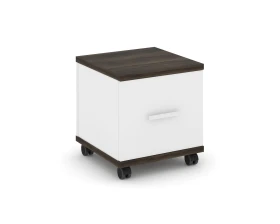 Тумба мобильная 1 распаш. фасад CN.TUM-007 W 420x420x448 Концепт / Concept images