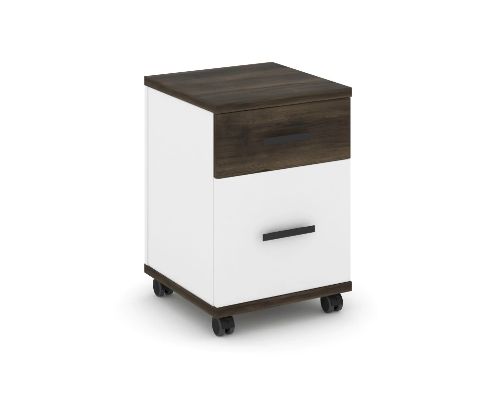 Тумба мобильная 1 ящ. 1 распаш. фасад CN.TUM-009 B 420x420x615 Концепт / Concept