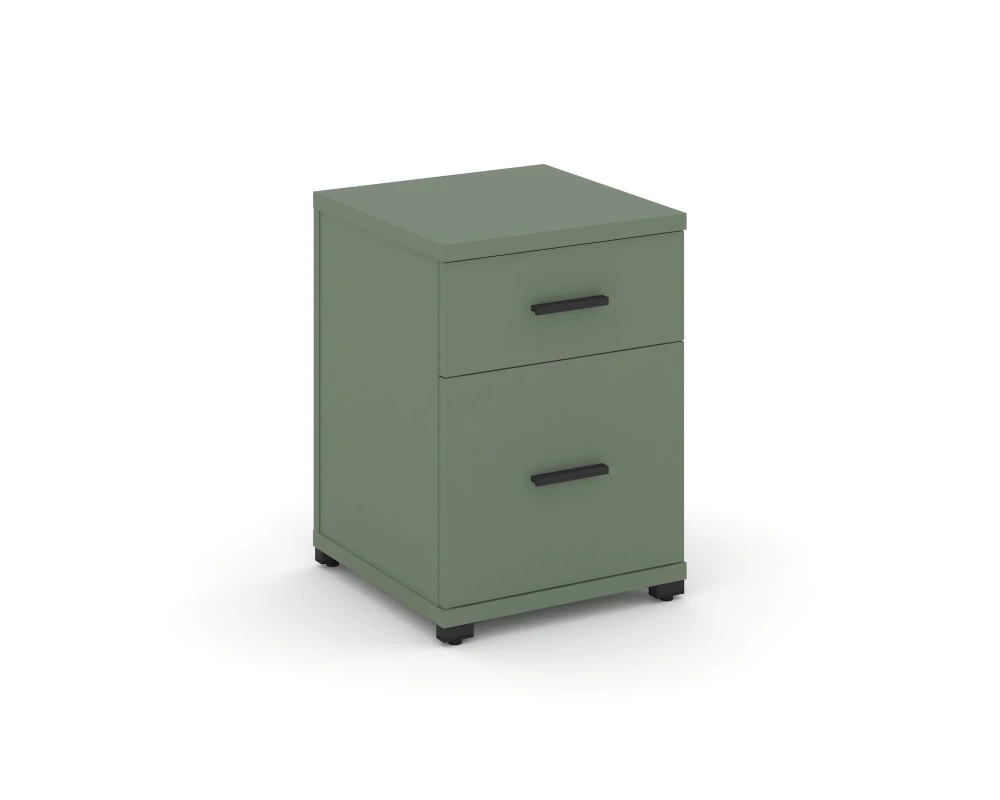 Тумба опорная/приставная 1 ящ. 1 распаш. фасад CN.TUO-004 B 420x420x583 Концепт / Concept