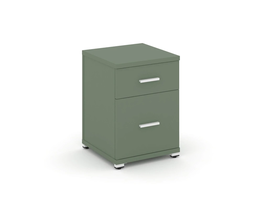 Тумба опорная/приставная 1 ящ. 1 распаш. фасад CN.TUO-004 W 420x420x583 Концепт / Concept