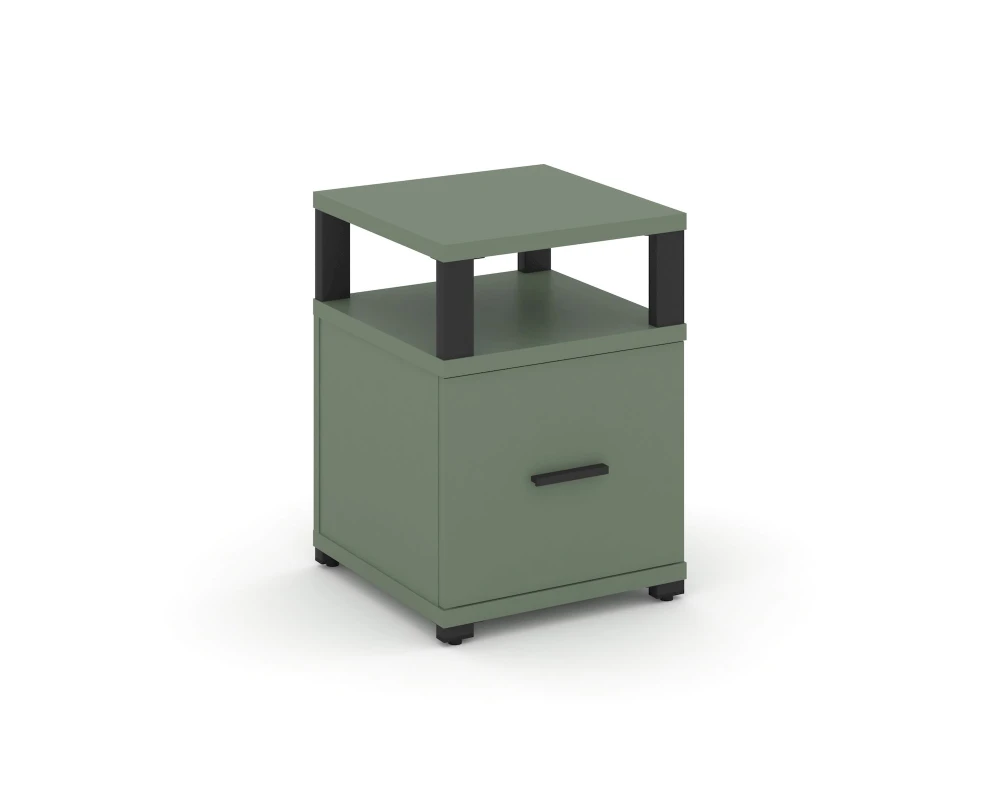 Тумба приставная 1 распаш. фасад с надставкой CN.TUP-005 B 420x420x583 Концепт / Concept