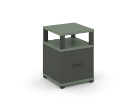 Тумба приставная 1 распаш. фасад с надставкой CN.TUP-005 W 420x420x583 Концепт / Concept images